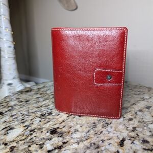 filoFAX Burgundy Leather Organizer